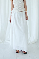 Luna Maxi Skirt cream