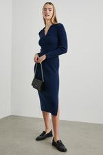 Luciana Dress navy