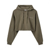 Pro Cropped Sweat Hoodie earth