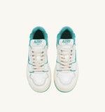 Autry Womens CLC Sneaker white/emerald/rose
