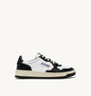 Autry Womens Medalist Sneaker bicolor white/black