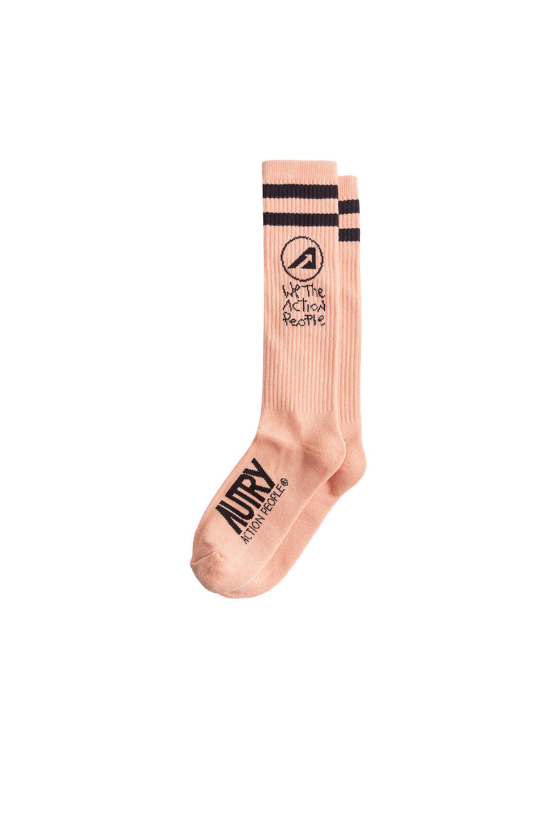 Autry Socks amour pink/black
