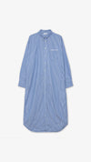 Sunday Shirt Dress blue stripe