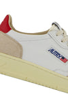 Autry Womens Medalist Sneaker suede white/red