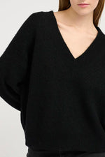 Alpha Pullover v-neck black