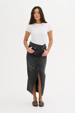 Louis Skirt black wash