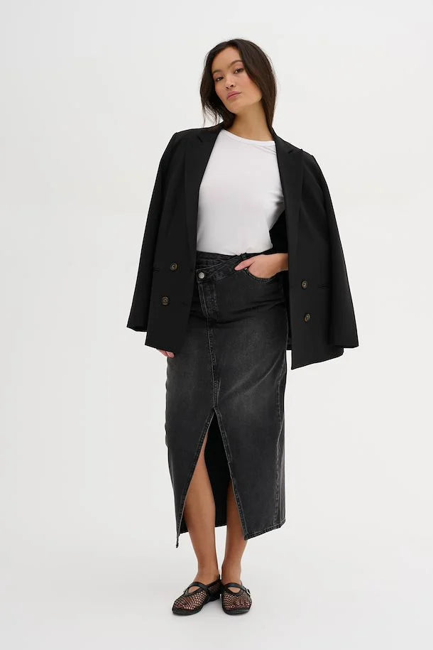 Louis Skirt black wash