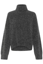 Alpha Rollkragenpullover charcoal melange