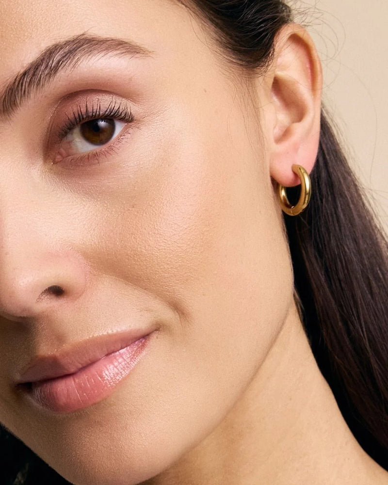 Chunky Hoops gold