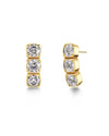 Gemma Studs Triple gold