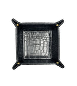Jewellery Tray S black croco