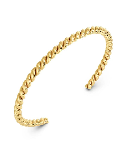 Twine Bangle gold