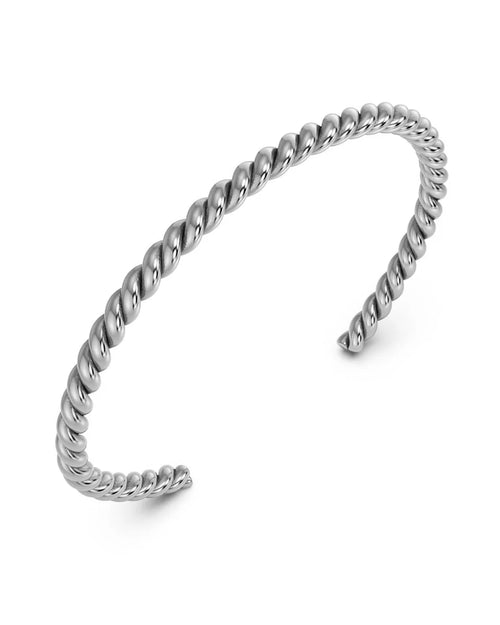 Twine Bangle steel