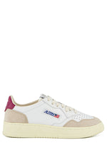 Autry Womens Medalist Sneaker Suede white/raspberry