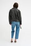 Gilo Leather Jacket medium grey