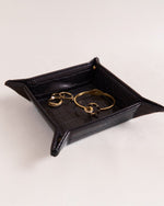 Jewellery Tray S black croco