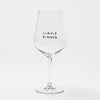 "Liquid Dinner" Glas