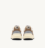 Autry Womens Hyperway suede/mesh cigar/silver