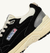 Autry Womens Hyperway suede/mesh black/silver