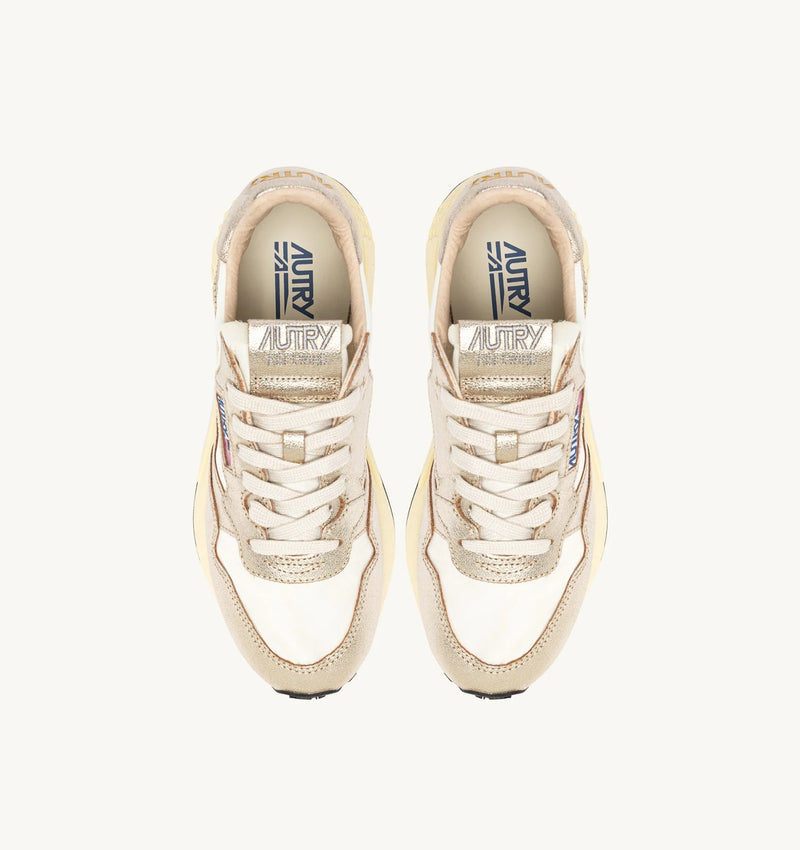 Autry Womens Reelwind white/gold