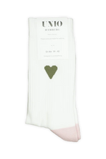 AMORE Socks white/green/rose