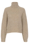 Alpha Rollkragenpullover warm sand melange