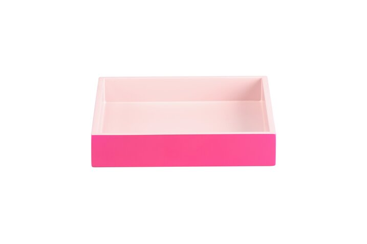 Spa Tablett S quadratisch shiny pink/matt rosa