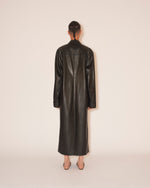 Dordi leather coat black