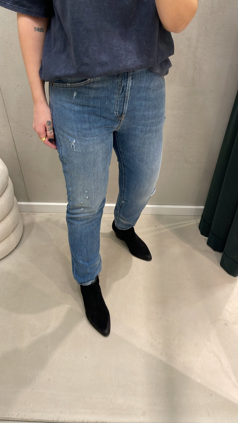 Jeans loose in ranch blue