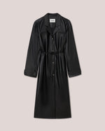 Dordi leather coat black
